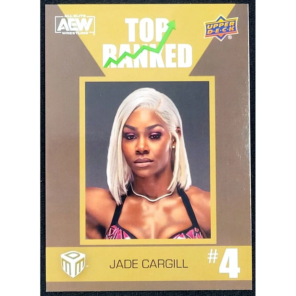 2021‎ UPPER DECK AEW JADE CARGILL TOP RANKED GOLD ACHIEVEMENT